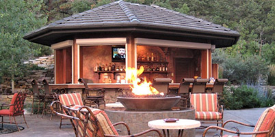 Custom Designed Outdoor Seating Area