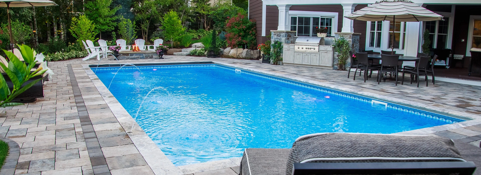 Backyard Pool and Entertainment